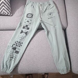 Reese Cooper Sage Graphic Joggers